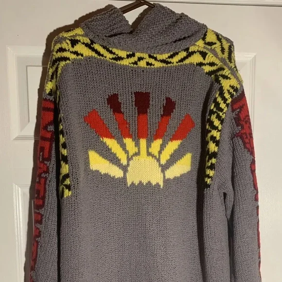 Stella McCartney Gray Sunset Zip Infatuation cardigan Sweater size M - Picture 8 of 9